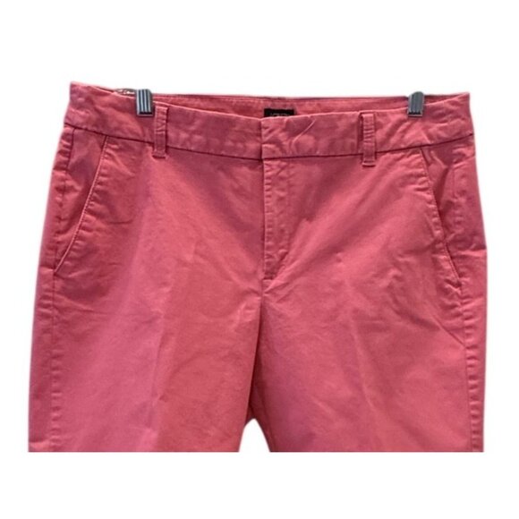 J.Crew Womens Reimagined Pink Chino Shorts Size 12 Cotton Blend Pockets Spring - Picture 2 of 6